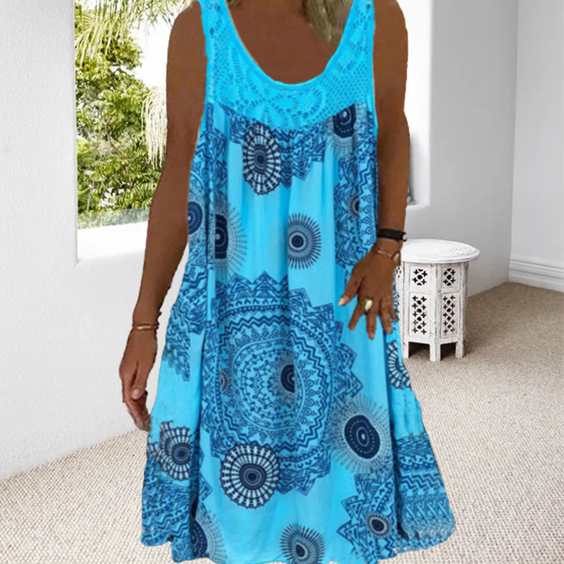 Lola | Summer Sleeveless Dress - Motheero
