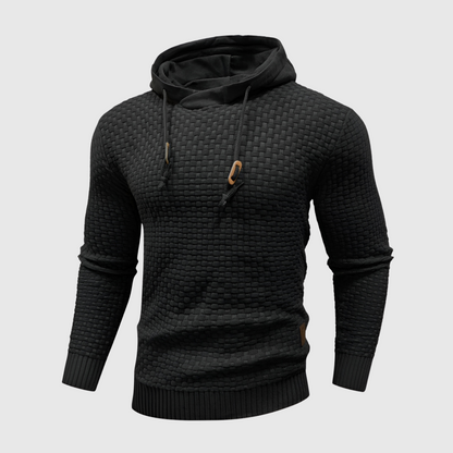 Maverick | Waffle Knit Drawstring Hoodie