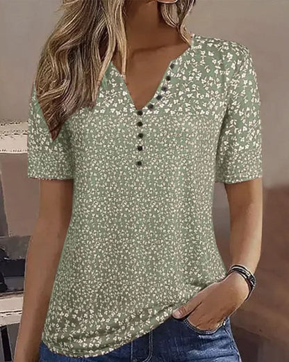 Isadora | Light Floral Summer Shirt - Motheero