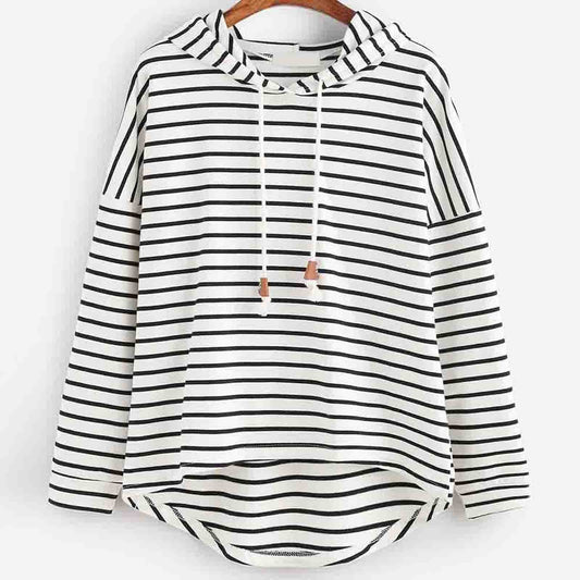 Siena | Women Comfortable Striped Hoodie
