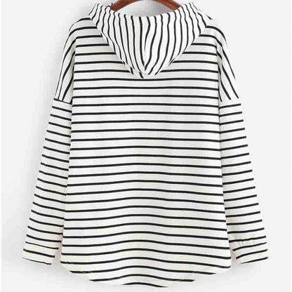 Siena | Women Comfortable Striped Hoodie
