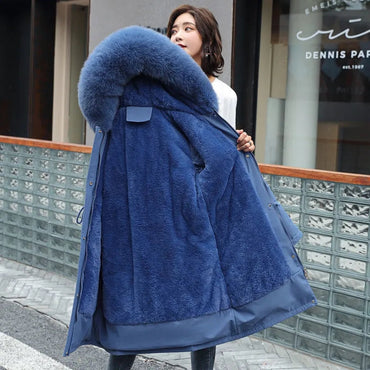 Lyra | Women Fur Hood Jacket
