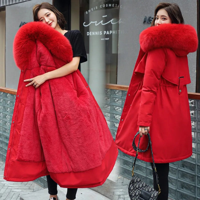 Lyra | Women Fur Hood Jacket