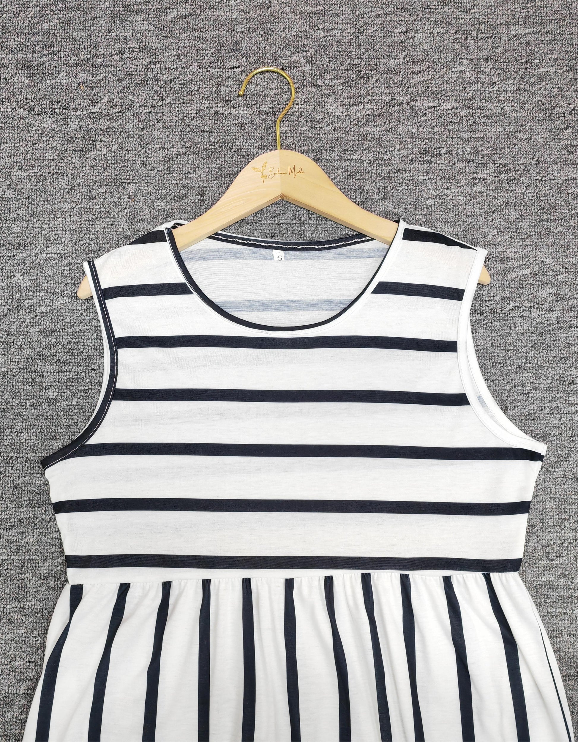 Mira | Versatile Striped Comfort Dress - Motheero