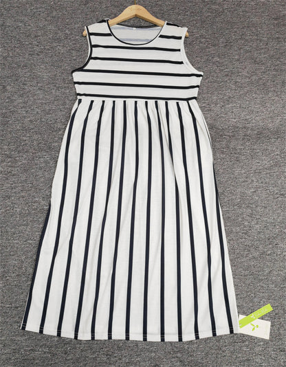 Mira | Versatile Striped Comfort Dress - Motheero