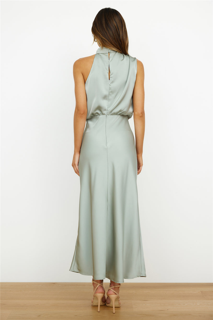 Elowen | Sleeveless Turtleneck Maxi Dress - Motheero
