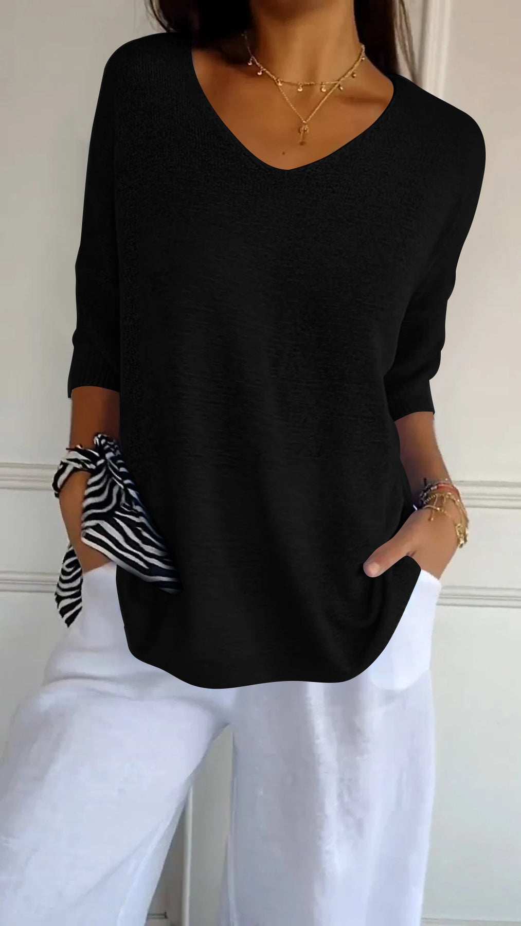 Nora | Casual Woven Blouse - Motheero