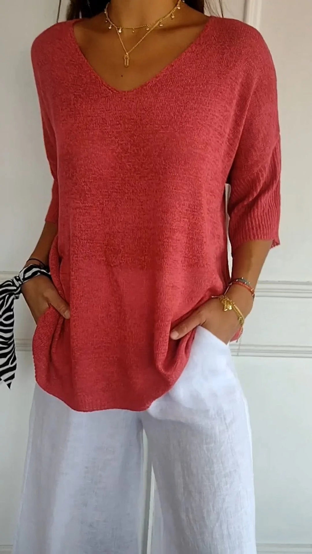 Nora | Casual Woven Blouse - Motheero
