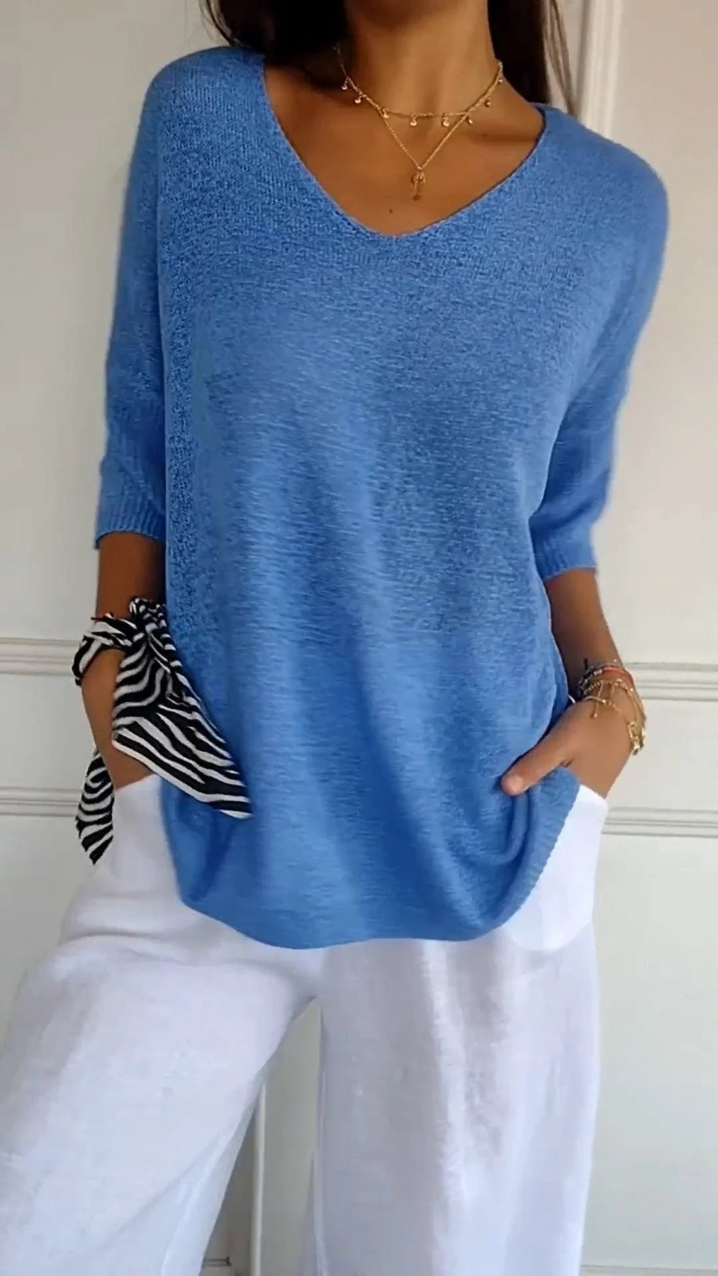 Nora | Casual Woven Blouse - Motheero