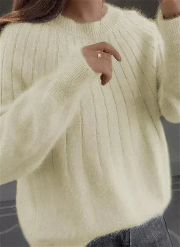 Clara | Women Soft Knit Wool Sweater for Effortless Comfort