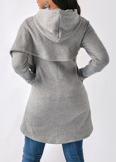 Marceline | Stylish Asymmetric Hoodie - Motheero