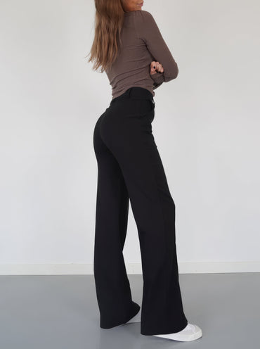 Marina | Chic Wide-Leg Stretch Pants