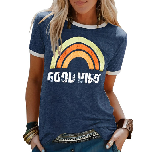 Nina | Good Vibes T-Shirt - Motheero