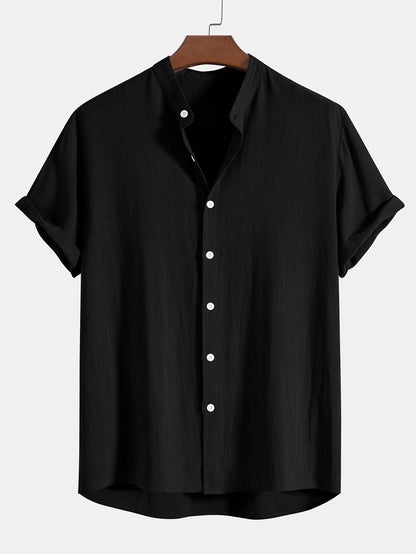 Luca | Linen Shirt and White Pants Oufit Set