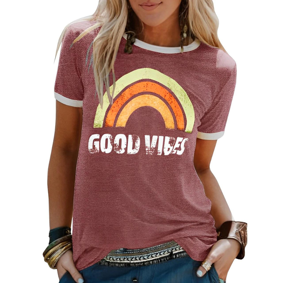 Nina | Good Vibes T-Shirt - Motheero