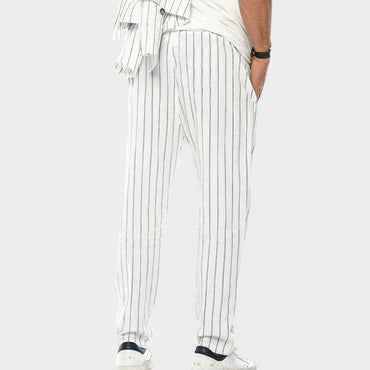 Zane | Striped Drawstring Pants