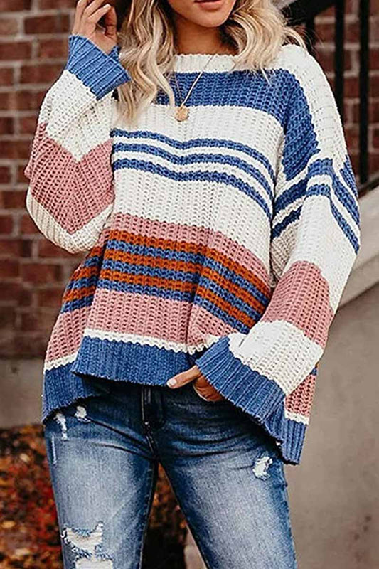 Maya | Women Striped Knit Sweater