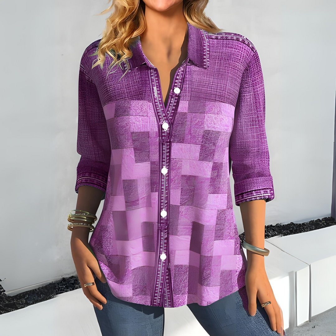 Claire | Plaid Comfort Shirt - Motheero