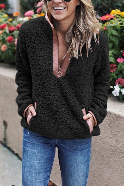 Clara | Women Turtleneck Zip Pullover