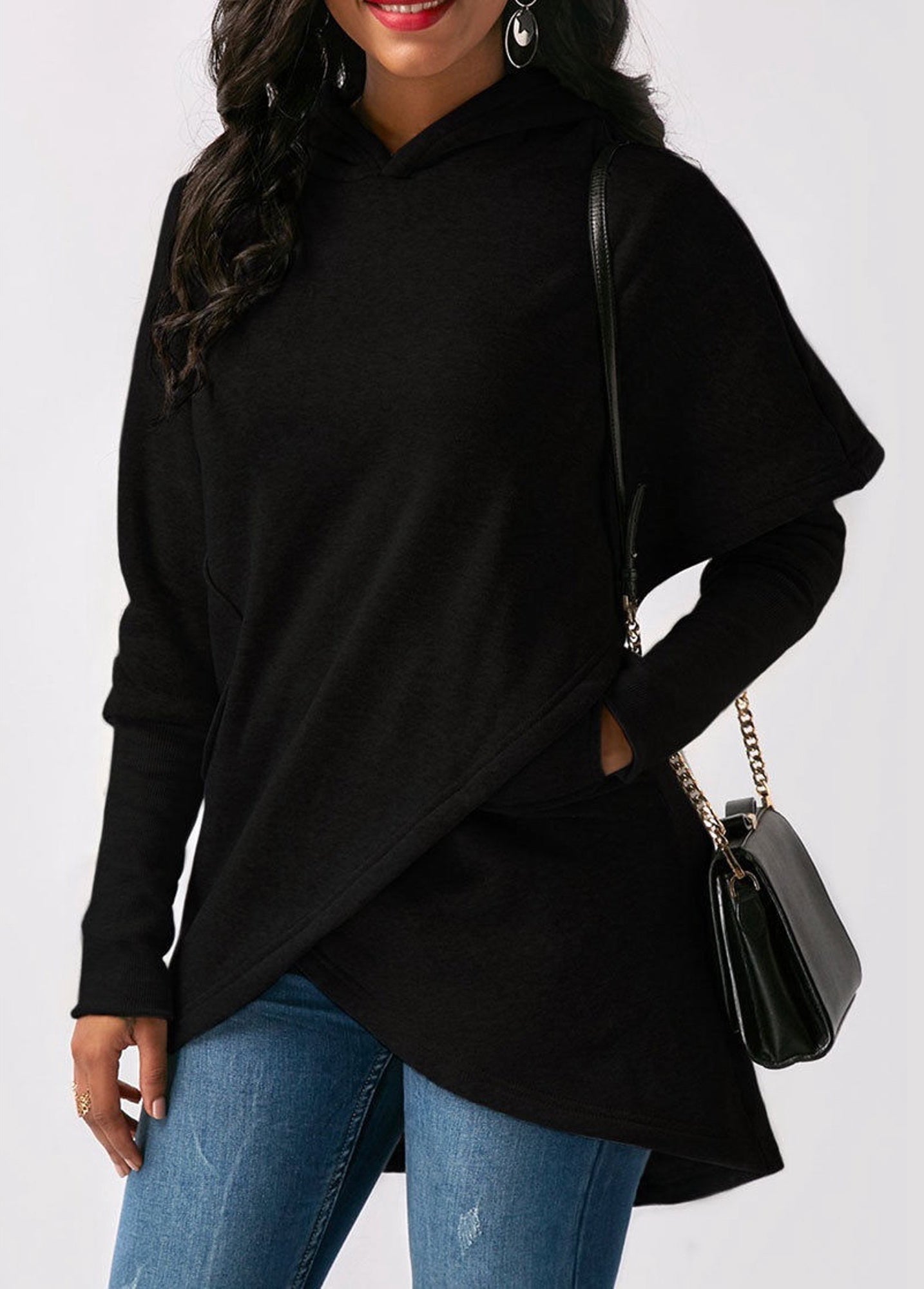 Marceline | Stylish Asymmetric Hoodie - Motheero