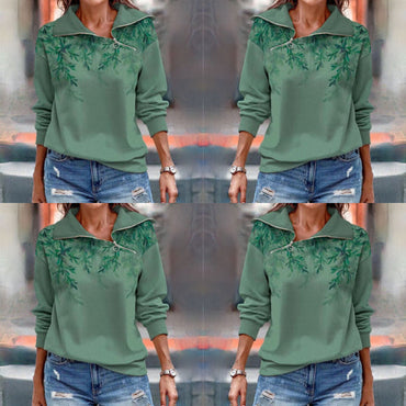 Verena | Comfortable Green Pullover