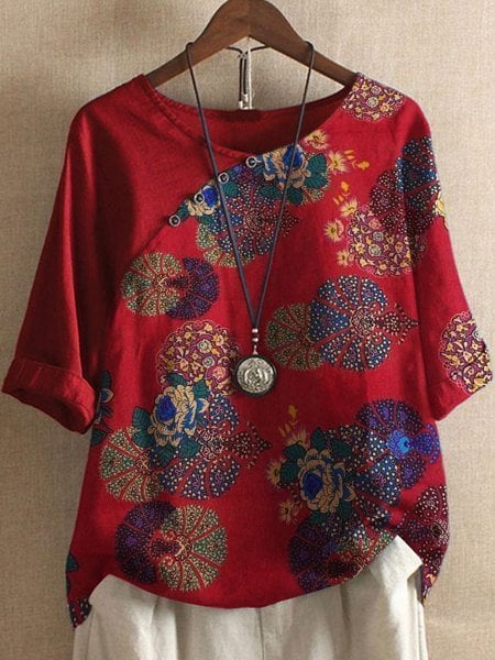 Nina | Floral Print Shirt - Motheero