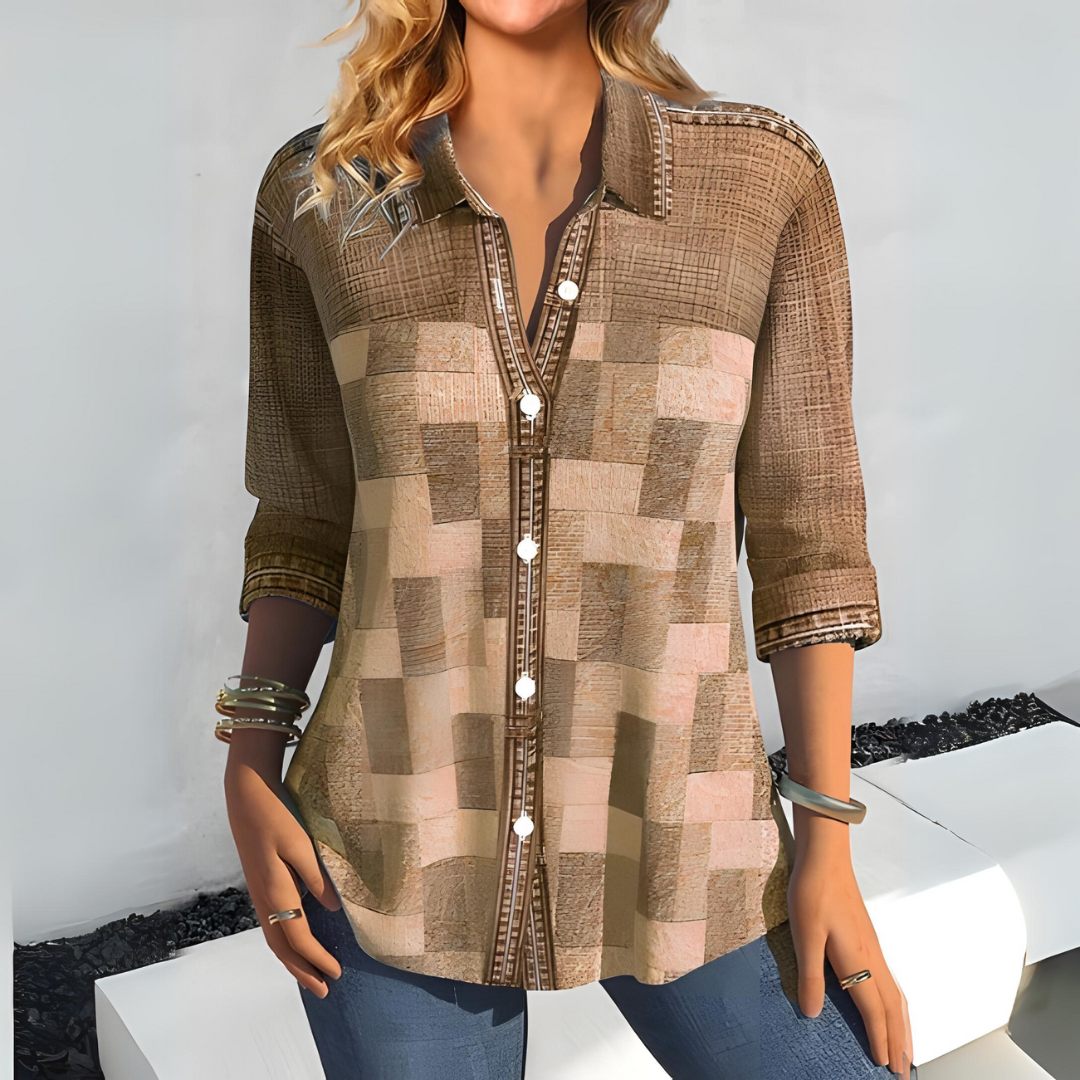 Claire | Plaid Comfort Shirt - Motheero