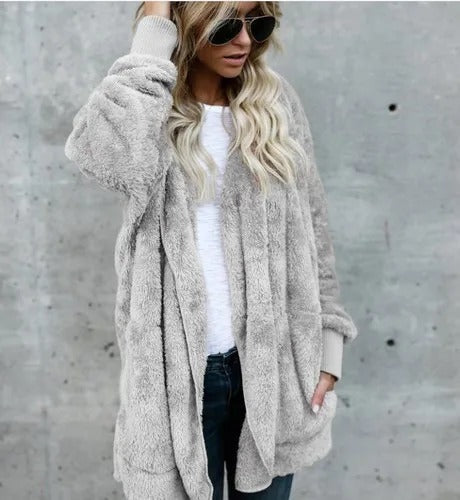 Savannah | Hooded Fleece Cardigan - Motheero