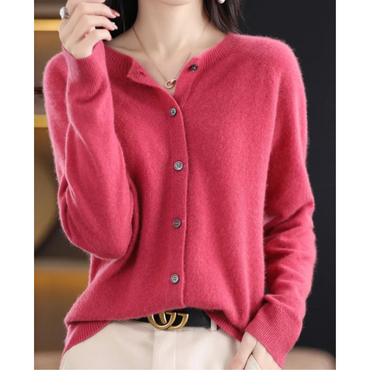 Danielle | Elegant Merino Wool Cardigan - Motheero