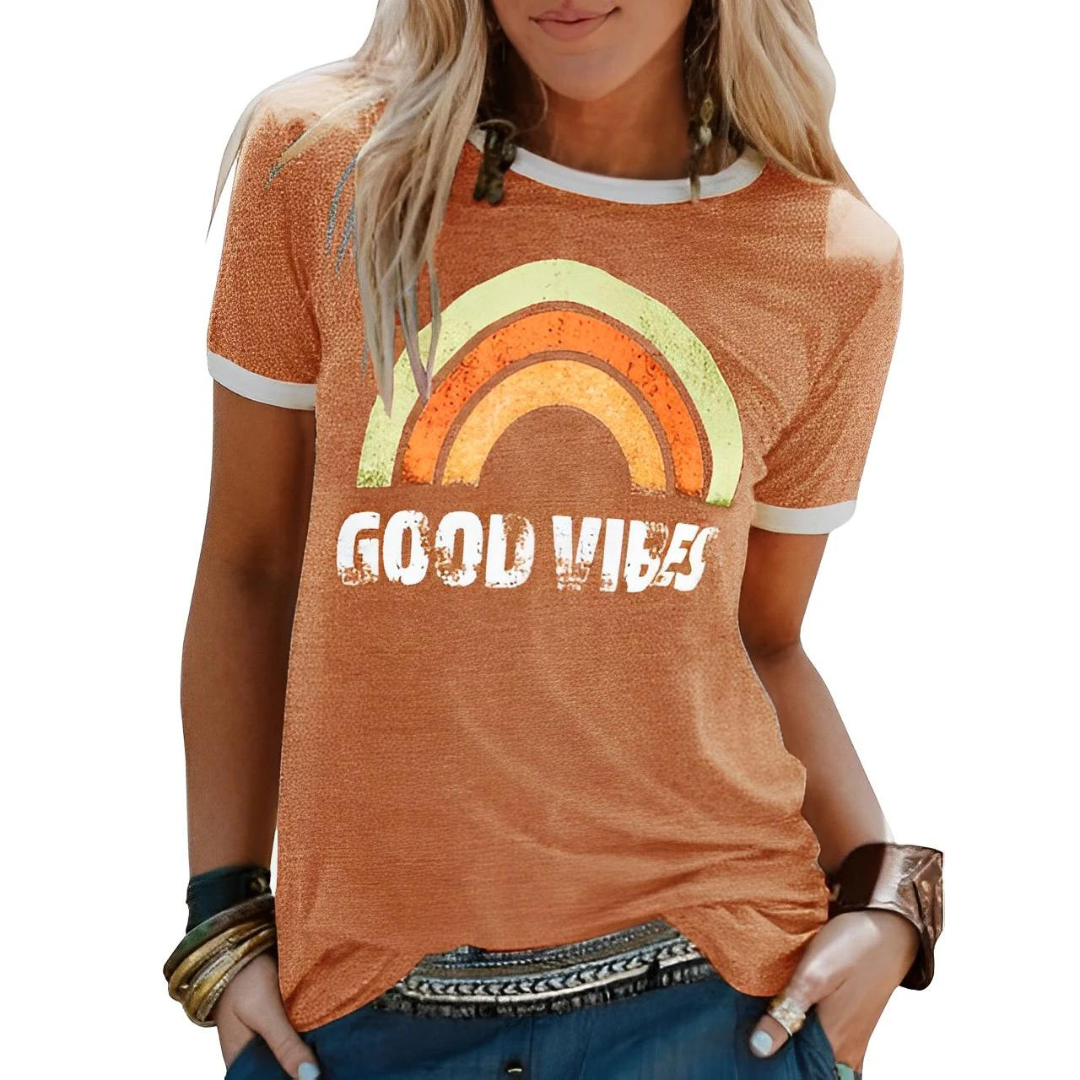 Nina | Good Vibes T-Shirt - Motheero