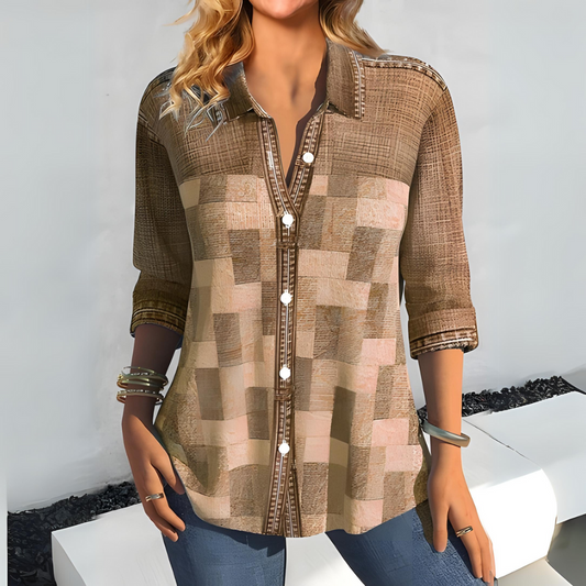 Claire | Plaid Comfort Shirt - Motheero