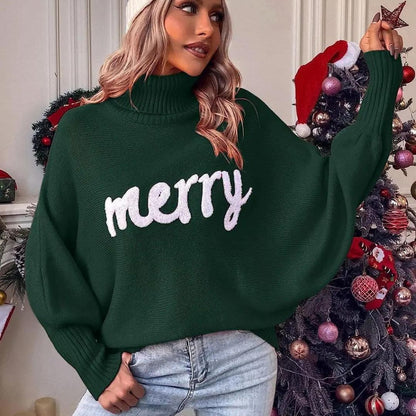 Cora | Women Festive Turtleneck Sweater