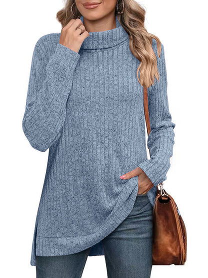 Mira | Women Relaxed Fit Cozy Turtleneck Sweater