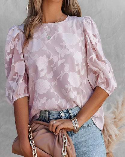 Lana | Puff Sleeve Blouse - Motheero