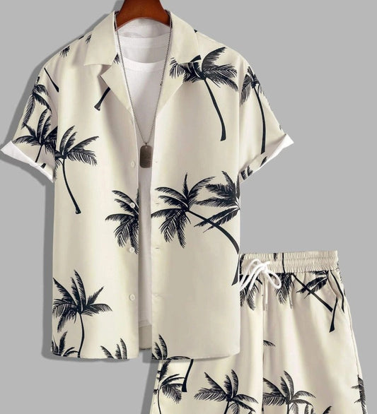 Liam | Tropical Print Two-Piece Summer Outfit Set