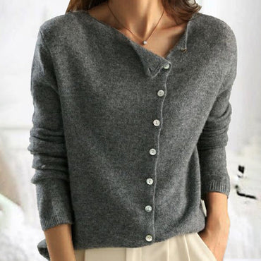 Denis | Warm Women's Buttoned Cardigan