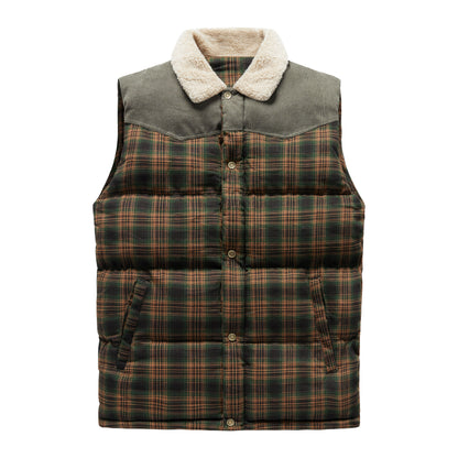 Hendrix | Plaid Quilted Vest
