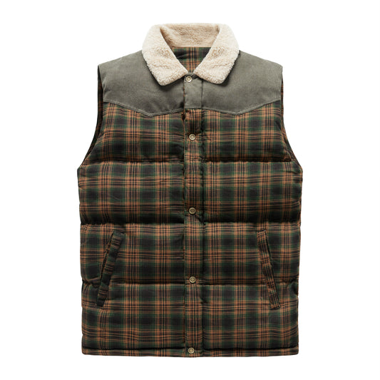 Hendrix | Plaid Quilted Vest
