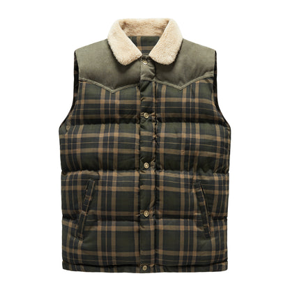 Hendrix | Plaid Quilted Vest
