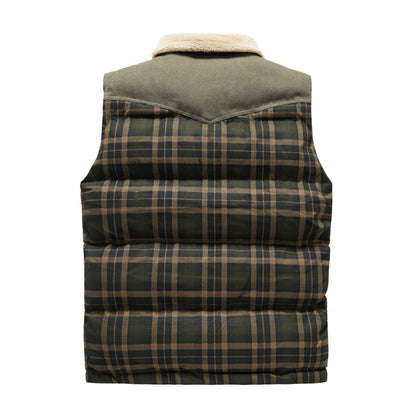 Hendrix | Plaid Quilted Vest
