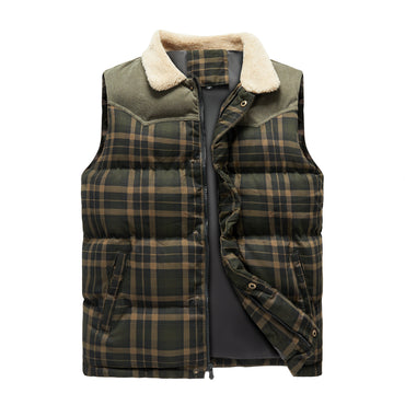 Hendrix | Plaid Quilted Vest