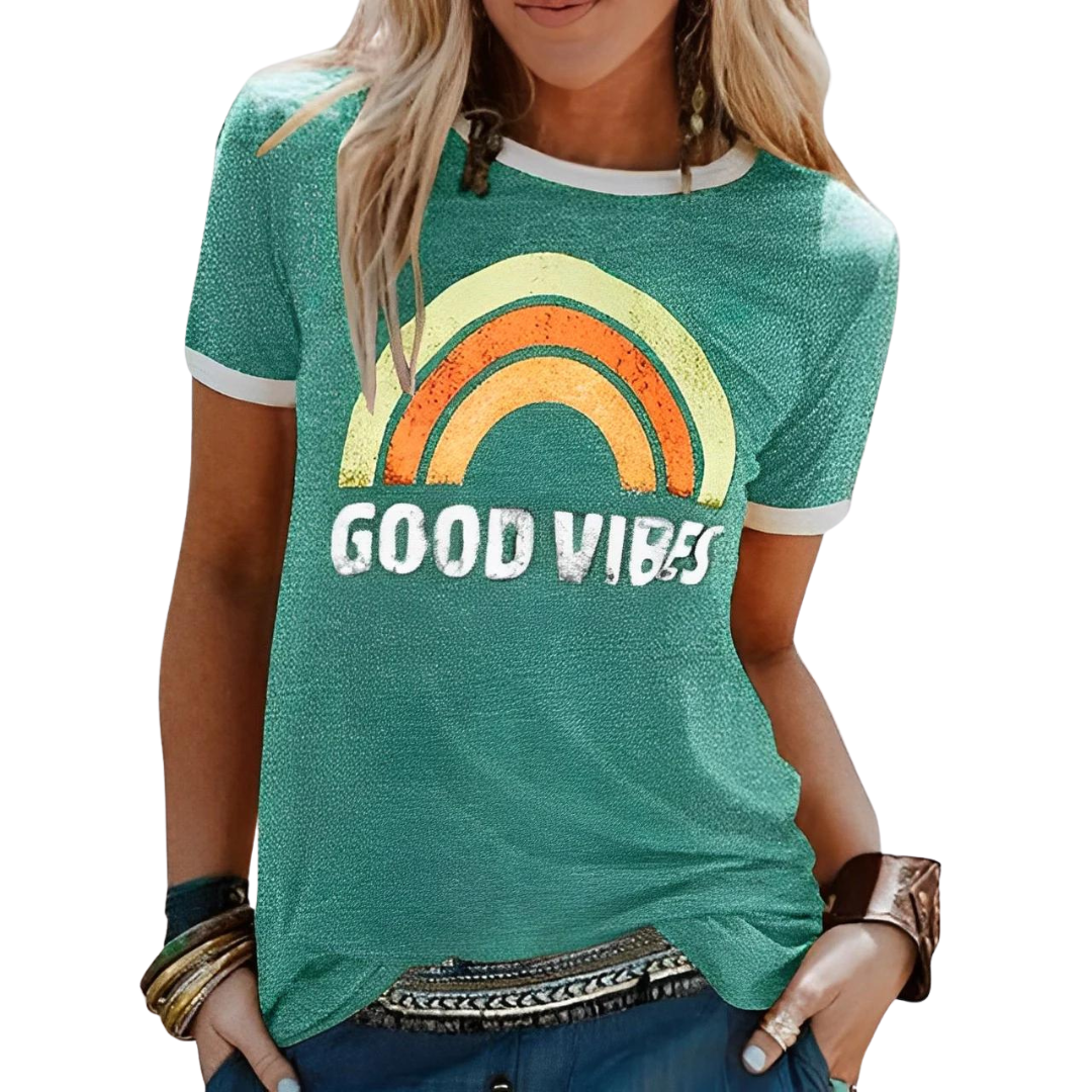 Nina | Good Vibes T-Shirt - Motheero