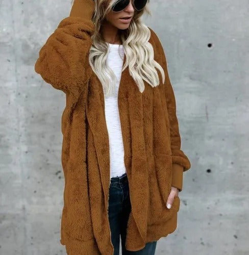 Savannah | Hooded Fleece Cardigan - Motheero