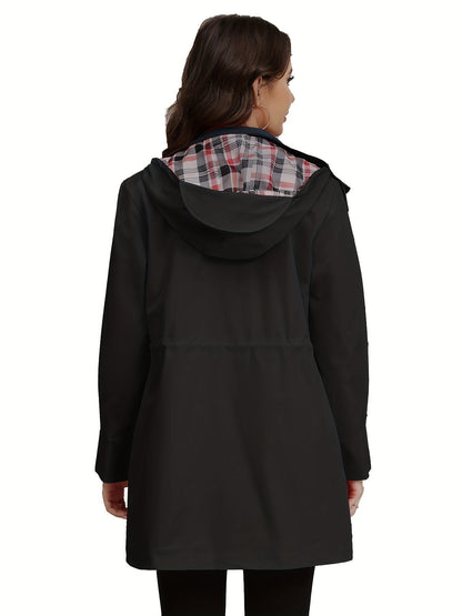 Mila | Women Hooded Zip Coat with Pockets