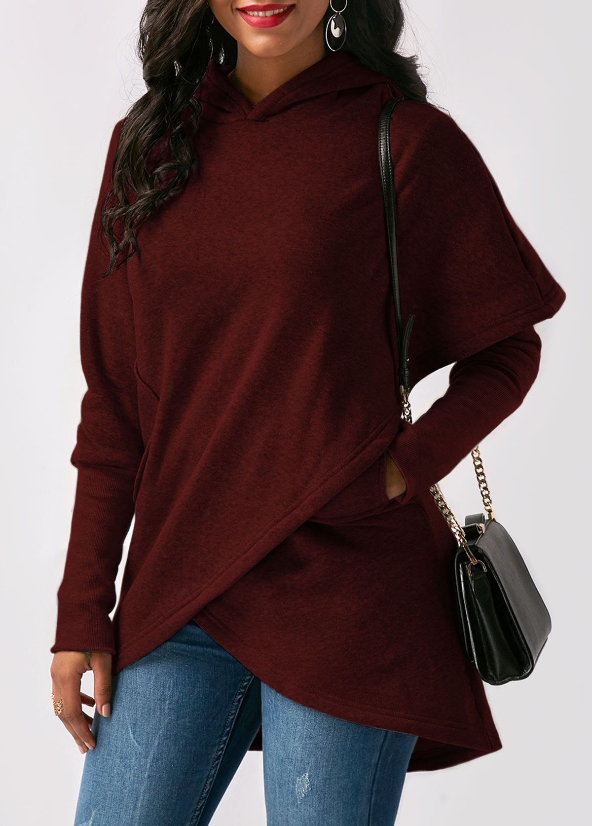 Marceline | Stylish Asymmetric Hoodie - Motheero