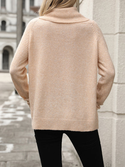 Georgia | Wool Elasticated Turtleneck Sweater
