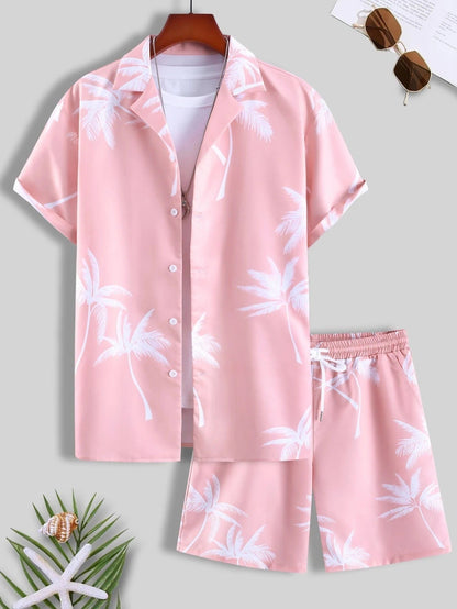 Liam | Tropical Print Two-Piece Summer Outfit Set