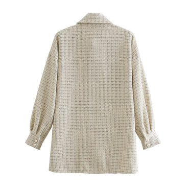 Carmilla | Oversized Plaid Shirt - Motheero