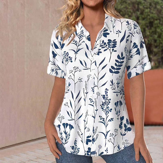 Lara | Casual Floral Blouse - Motheero