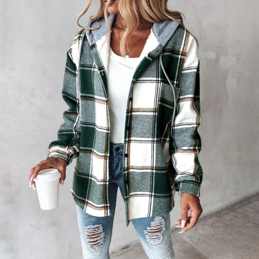 Emily | Autumn Plaid Jacket for Women